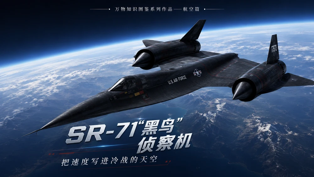 万物知识图鉴系列作品PPT——SR-71“黑鸟”侦察机【4K】