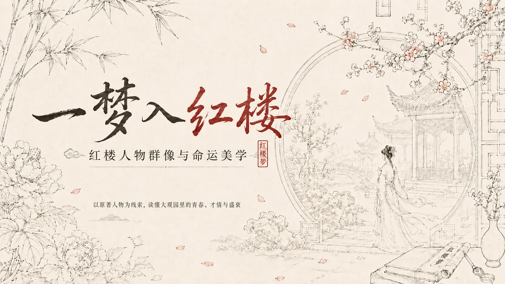 《一梦入红楼》红楼人物群像与命运美学PPT课件