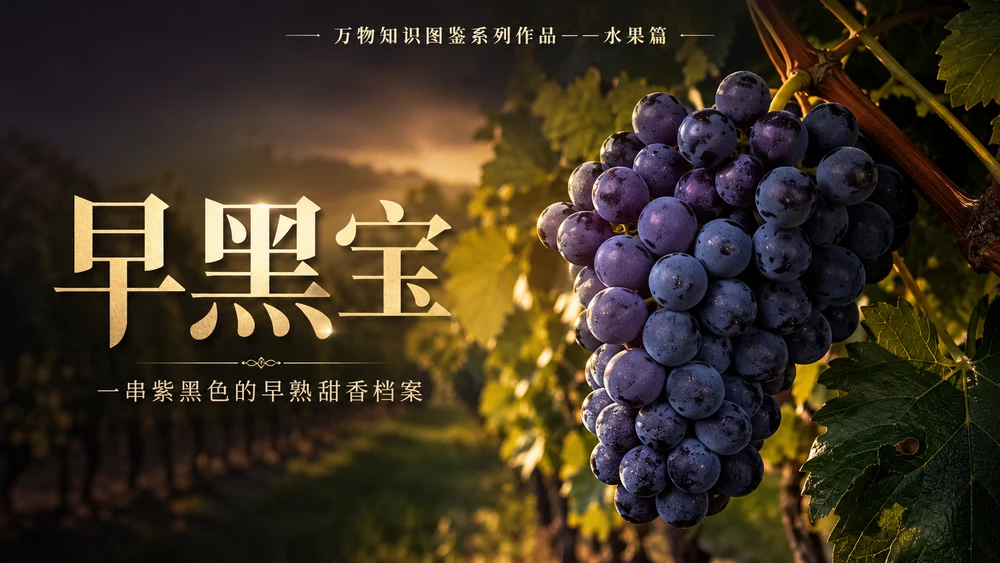 万物知识图鉴系列作品PPT——早黑宝【4K】