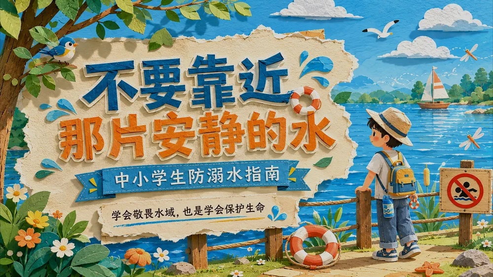 不要靠近那片安静的水——中小学生防溺水指南
