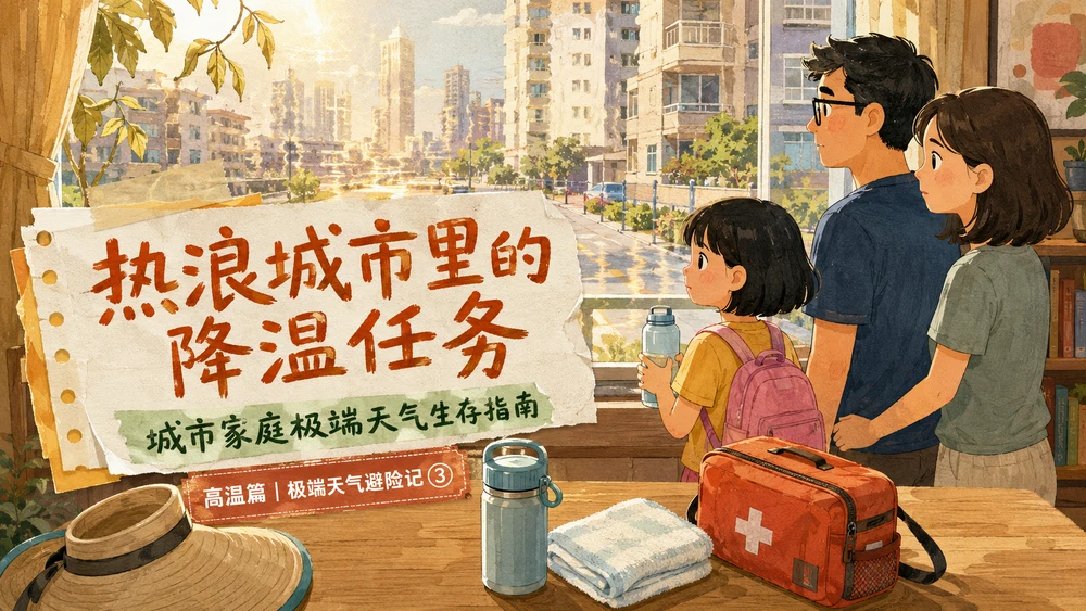 高温篇｜极端天气避险记PPT