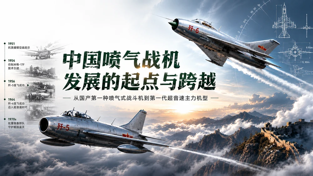 航空航天篇之之歼5歼6项目解读