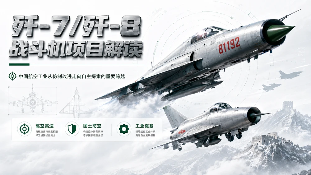 航空航天篇之歼7、歼8项目解读