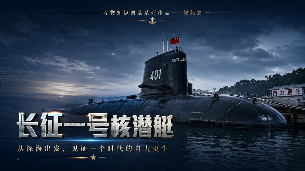 万物知识图鉴系列作品PPT——长征一号核潜艇【4K】