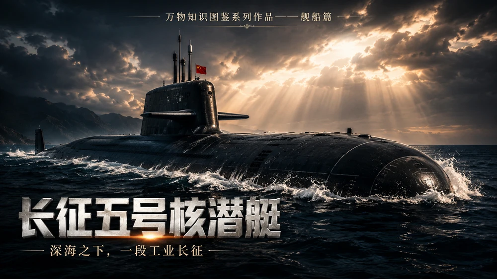 万物知识图鉴系列作品PPT——长征五号核潜艇【4K】