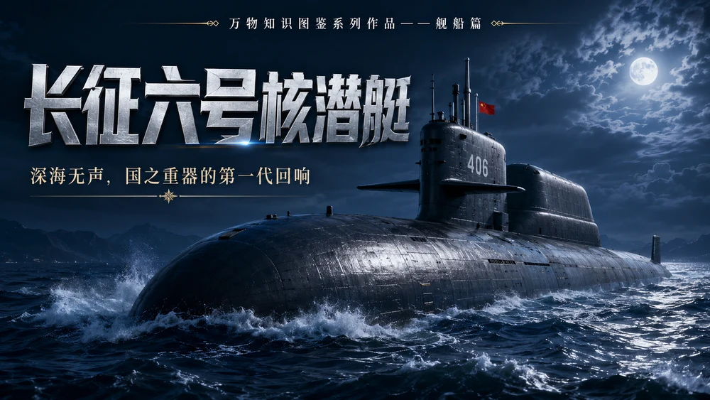万物知识图鉴系列作品PPT——长征六号核潜艇【4K】