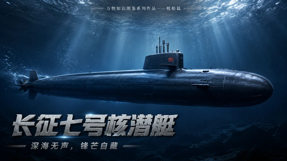 万物知识图鉴系列作品PPT——长征七号核潜艇【4K】