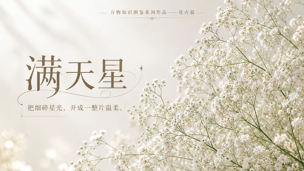 万物知识图鉴系列作品PPT——满天星