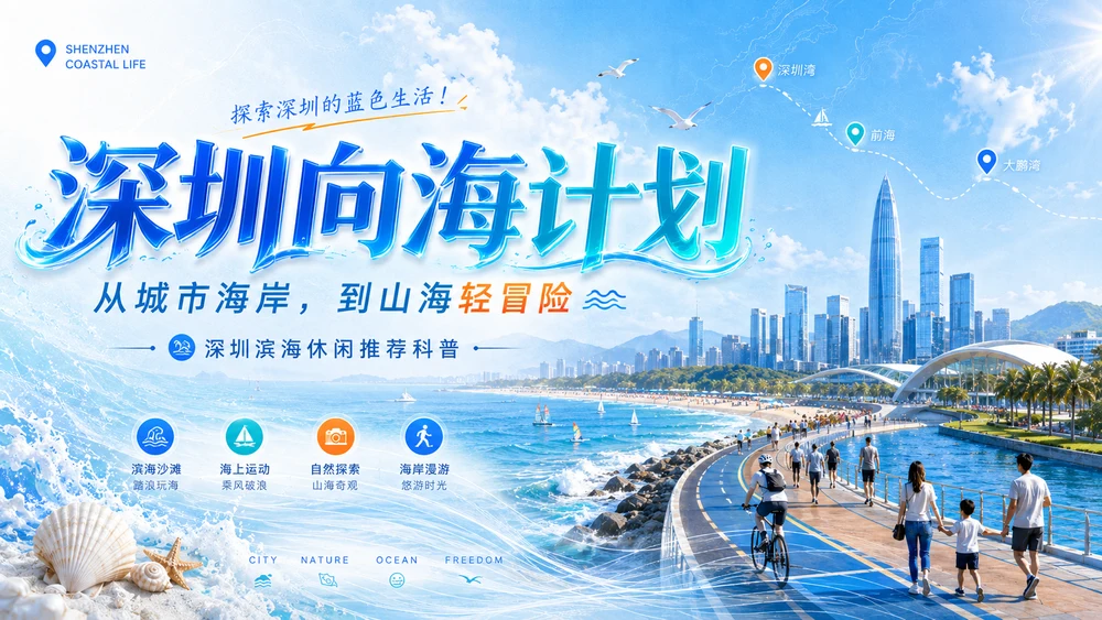 深圳向海计划 从城市海岸，到山海轻冒险
