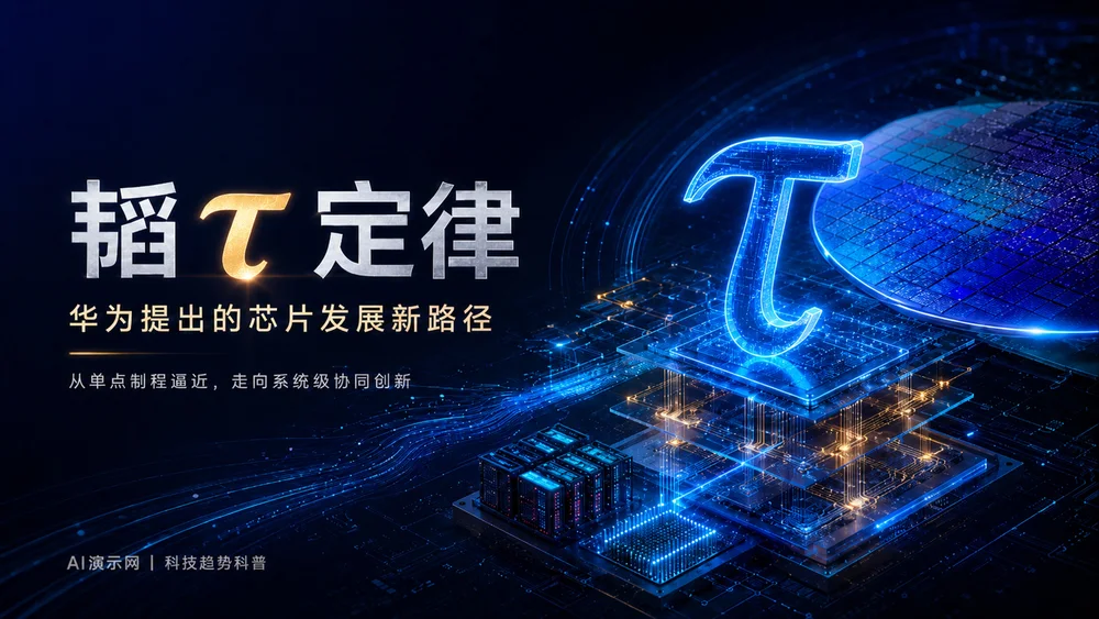 华为为什么提出韬τ定律-蓝色科技芯片科普PPT