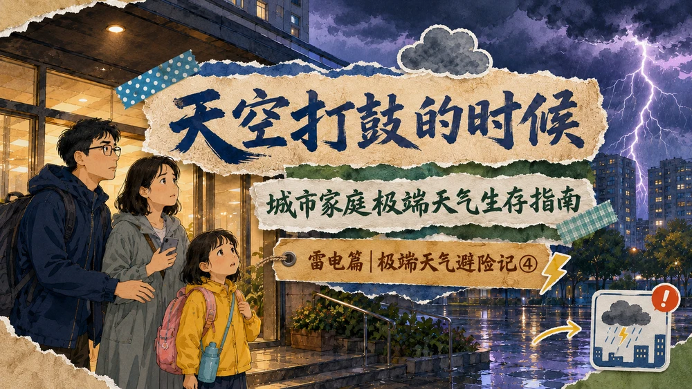 雷电篇｜极端天气避险记PPT