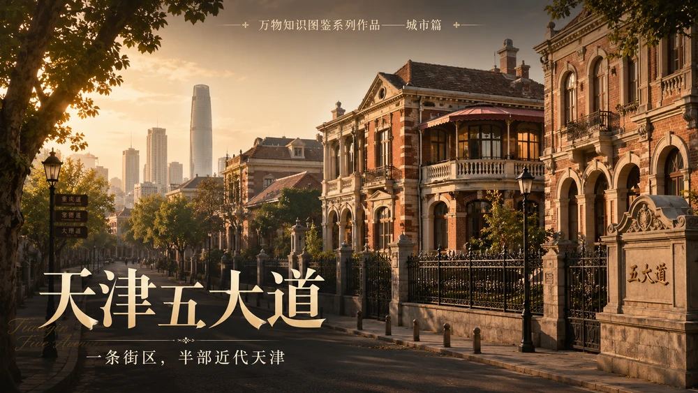 万物知识图鉴系列作品PPT——天津五大道