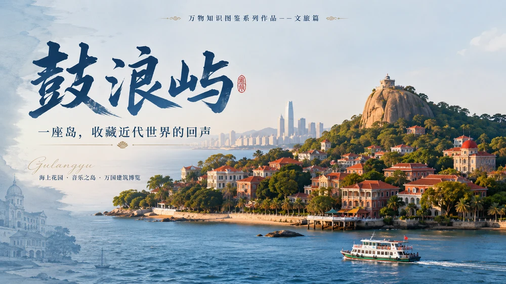 万物知识图鉴系列作品PPT——鼓浪屿