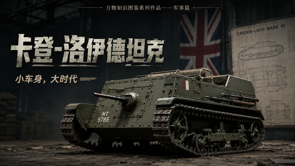 万物知识图鉴系列作品PPT——卡登-洛伊德坦克