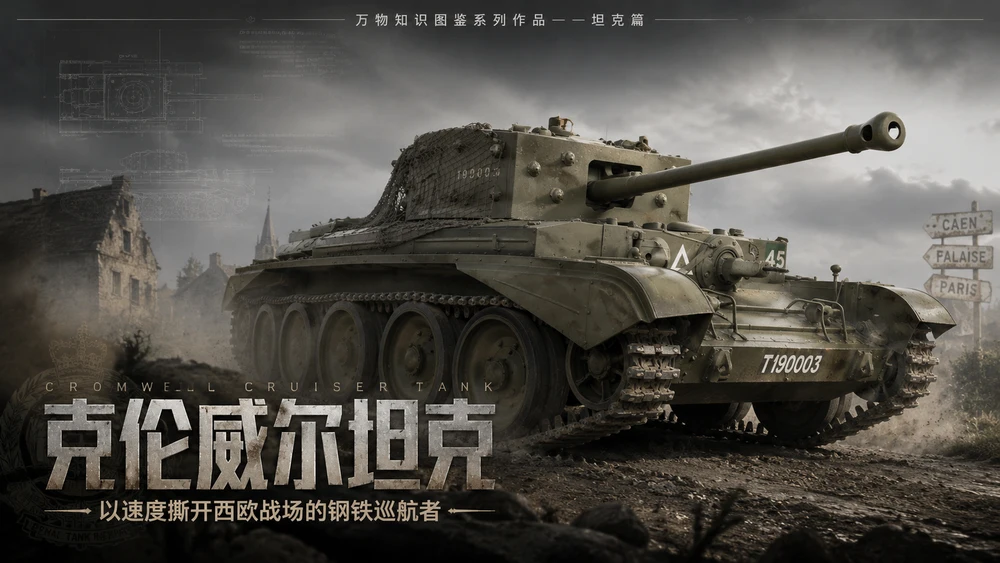 万物知识图鉴系列作品PPT——克伦威尔坦克