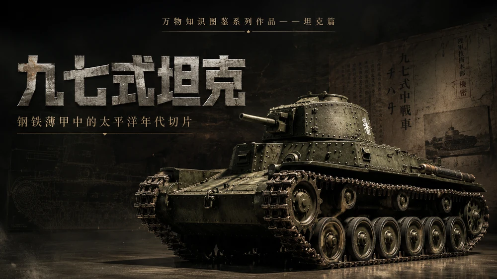 万物知识图鉴系列作品PPT——九七式坦克