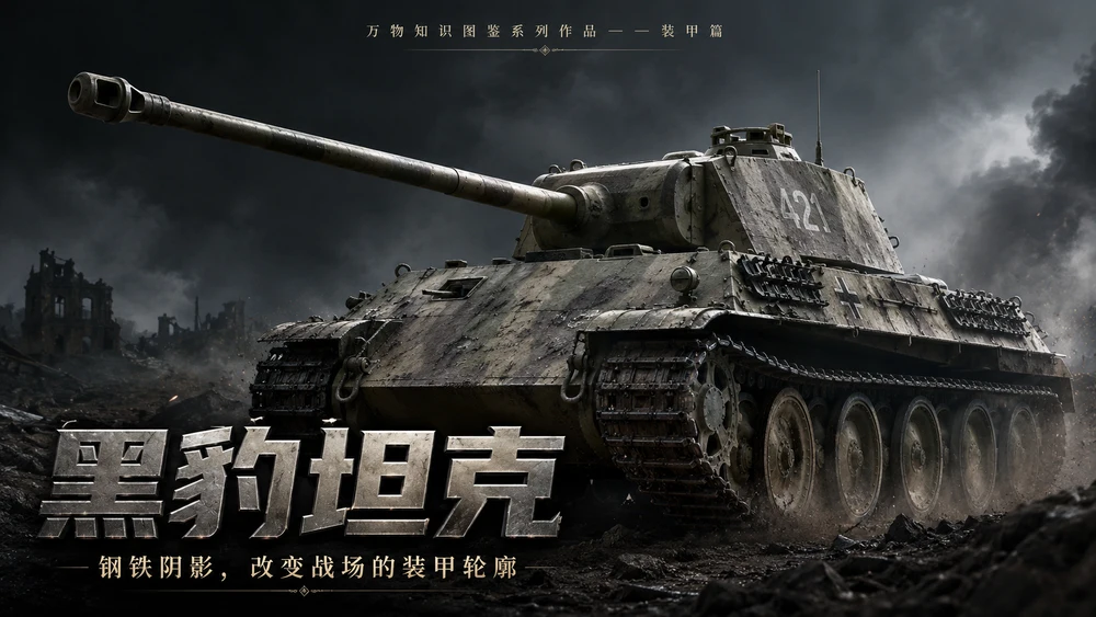 万物知识图鉴系列作品PPT——黑豹坦克