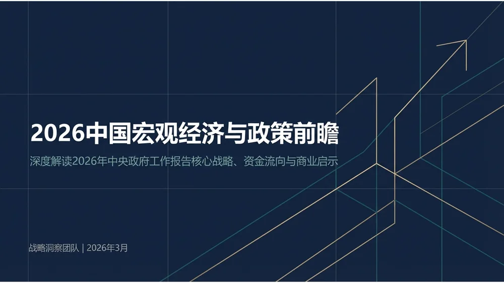 波士顿BCG咨询风格政府工作报告PPT