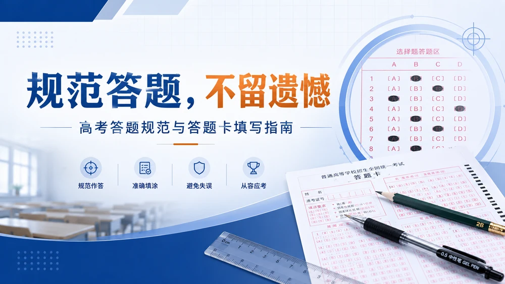 03《规范答题，不留遗憾》 高考答题规范指导PPT