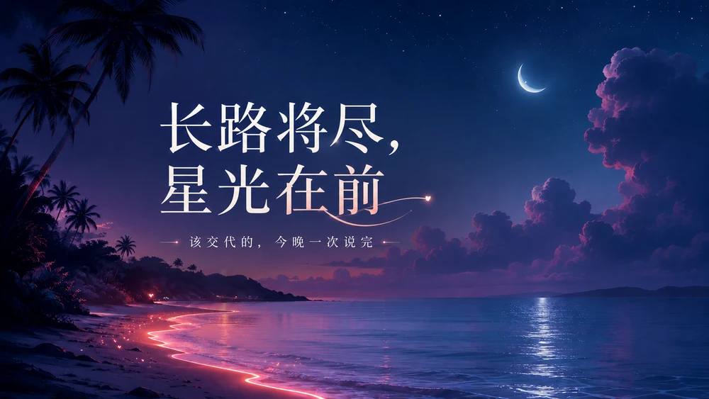 高考心理辅导动员活动课件：长路将尽星光在前PPT