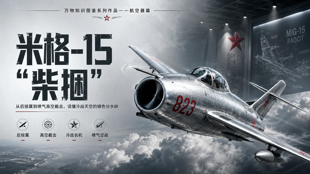万物知识图鉴系列作品PPT——米格-15_柴捆