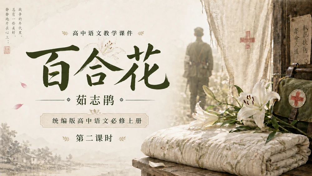 统编版高中语文课件《百合花》第二课时
