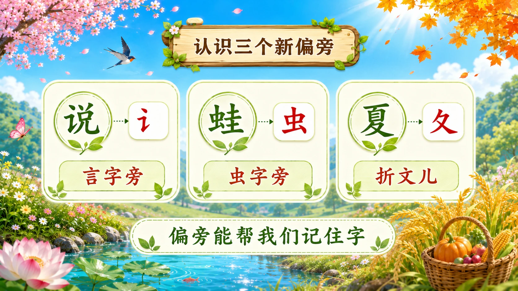 小学语文课件《四季》 - 预览图1