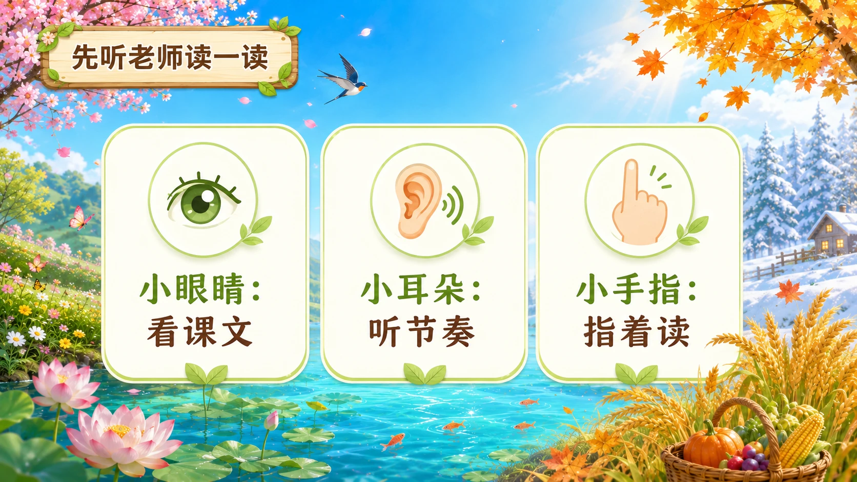 小学语文课件《四季》 - 预览图17