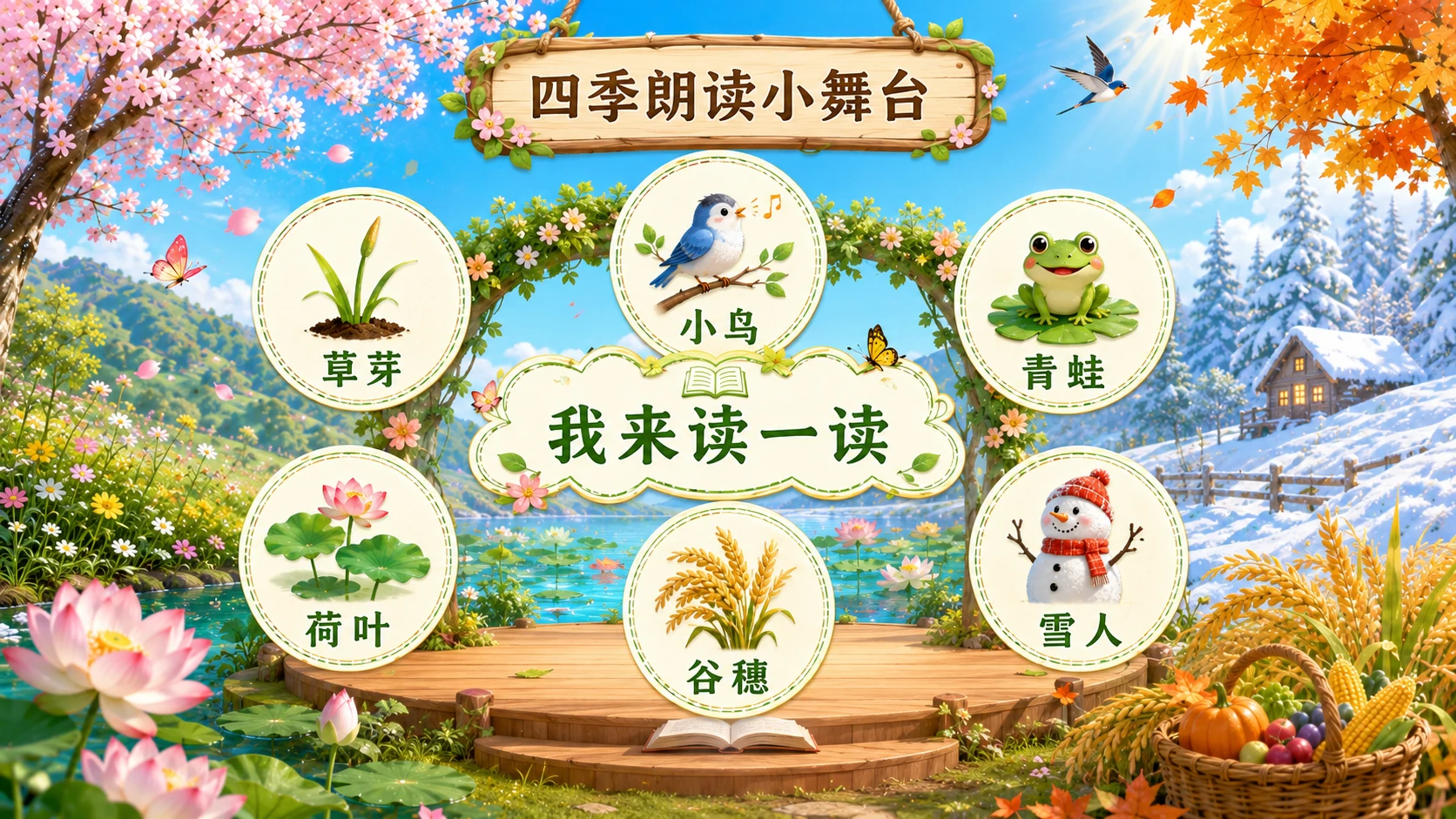 小学语文课件《四季》 - 预览图3