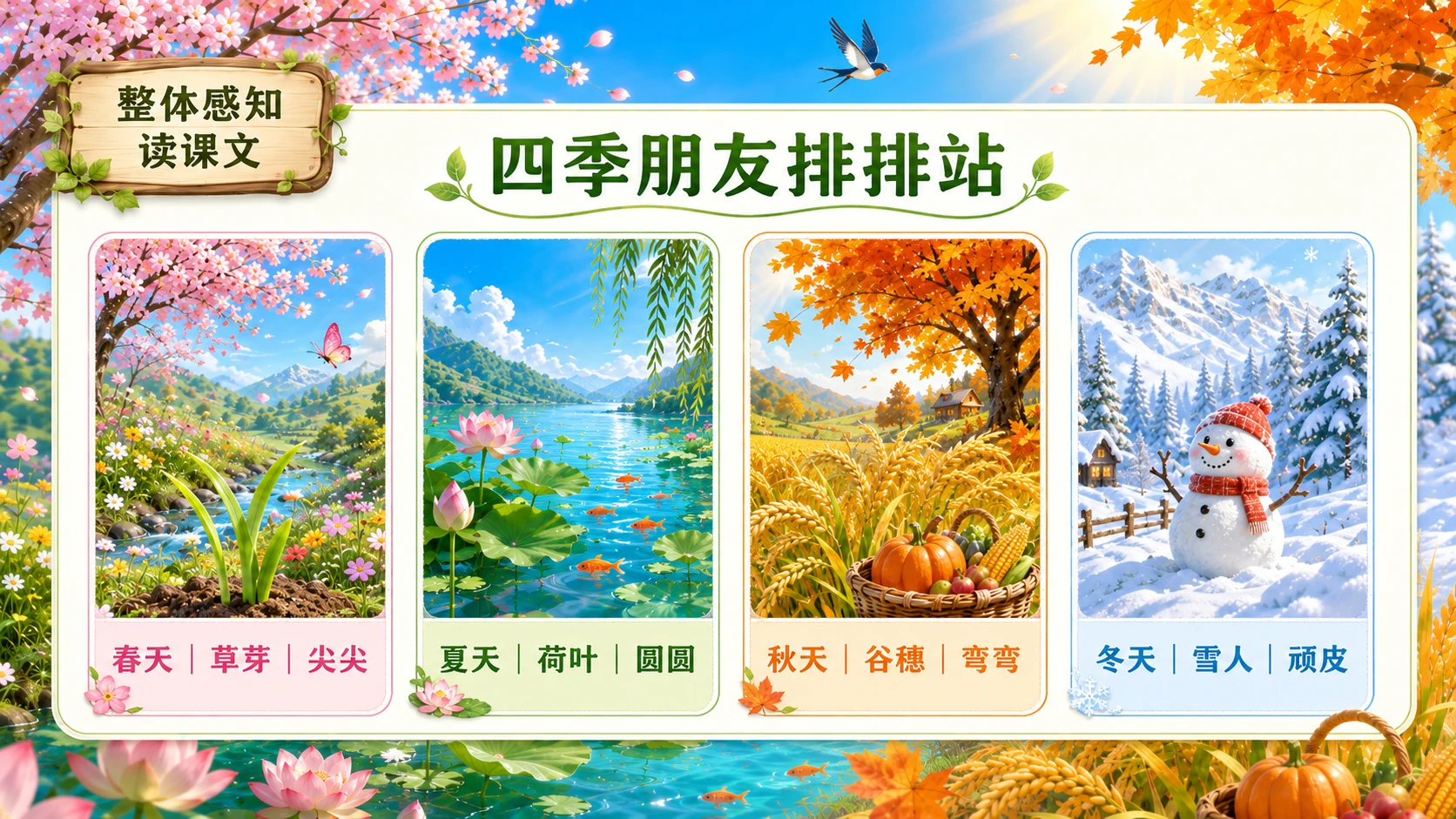 小学语文课件《四季》 - 预览图5