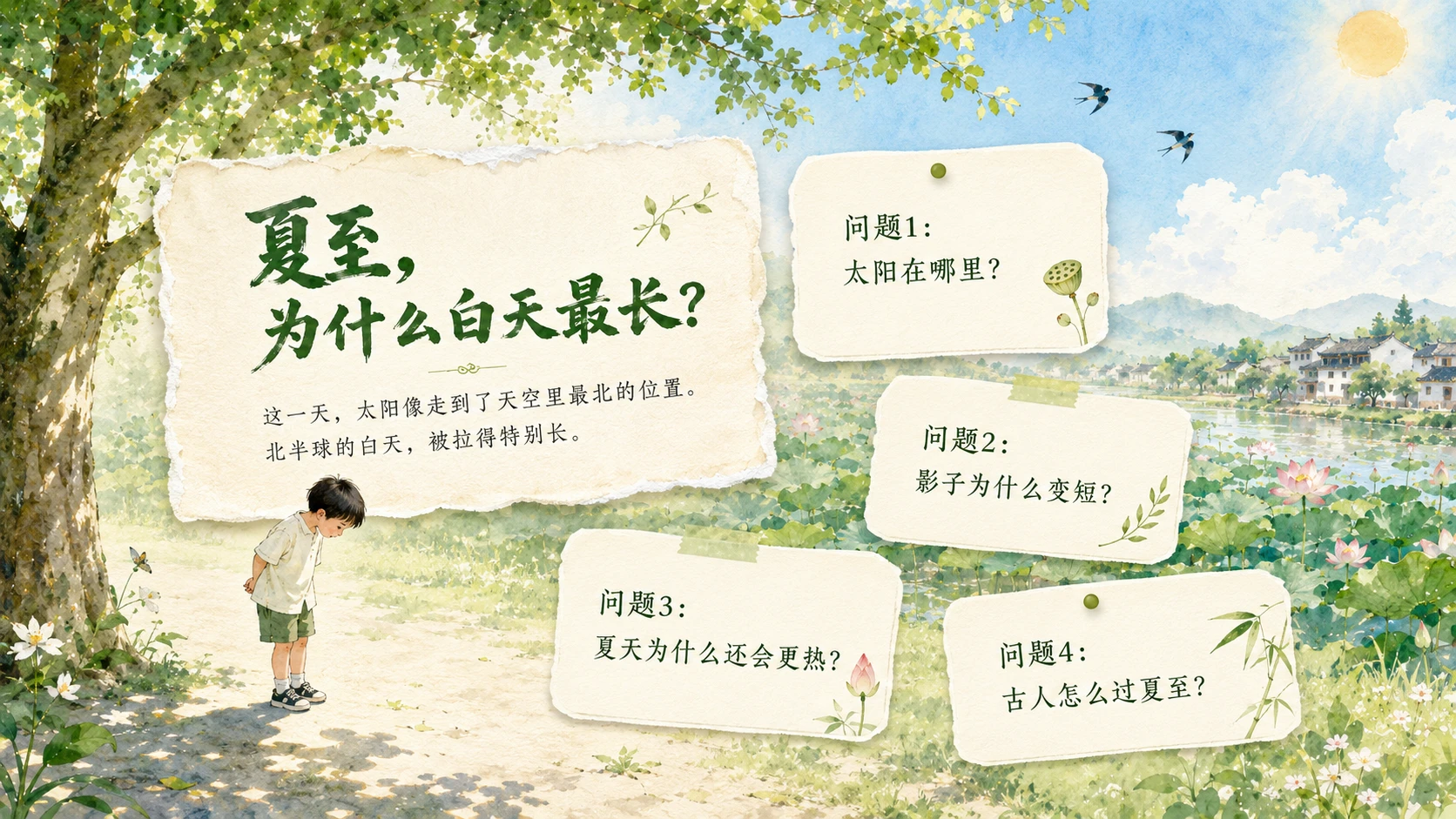 节气有知·夏至｜为什么白天最长？ - 预览图1