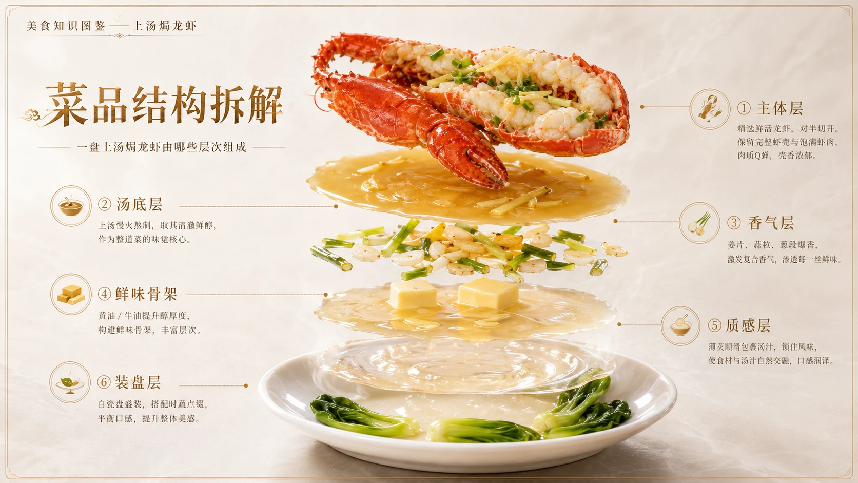 万物知识图鉴系列作品PPT——上汤焗龙虾 - 预览图5