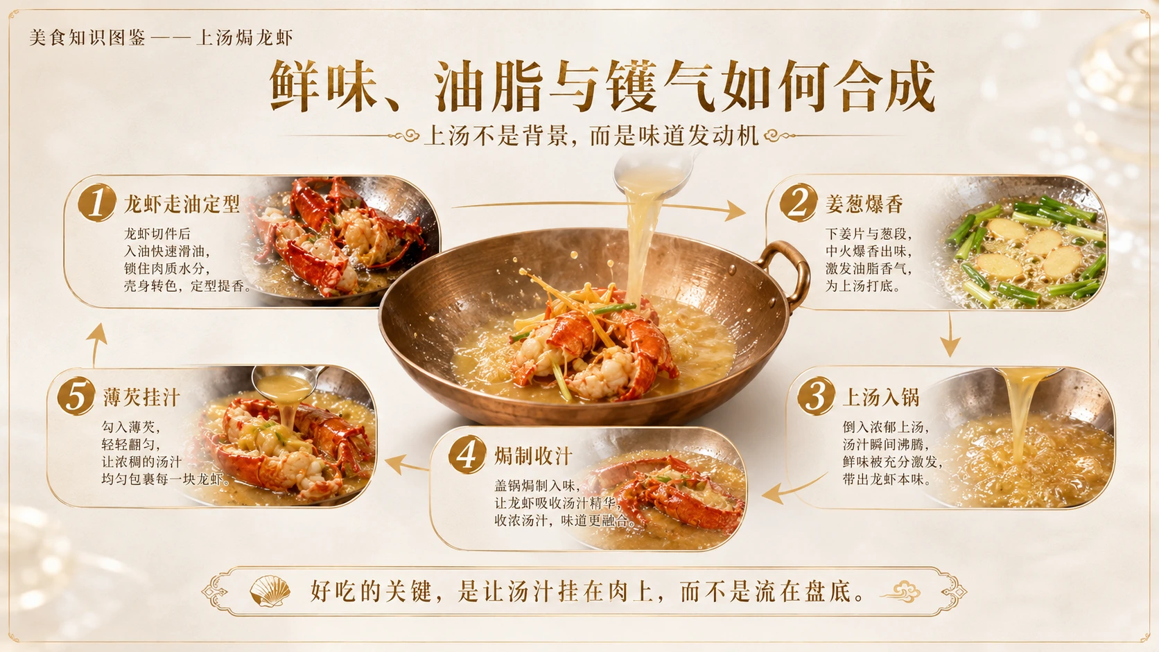万物知识图鉴系列作品PPT——上汤焗龙虾 - 预览图6