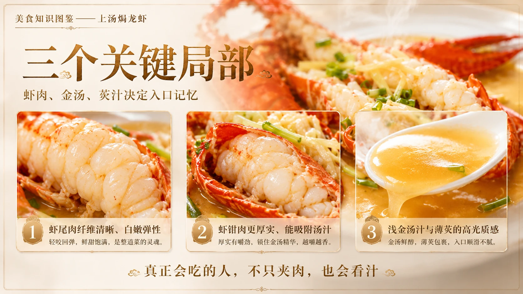万物知识图鉴系列作品PPT——上汤焗龙虾 - 预览图7