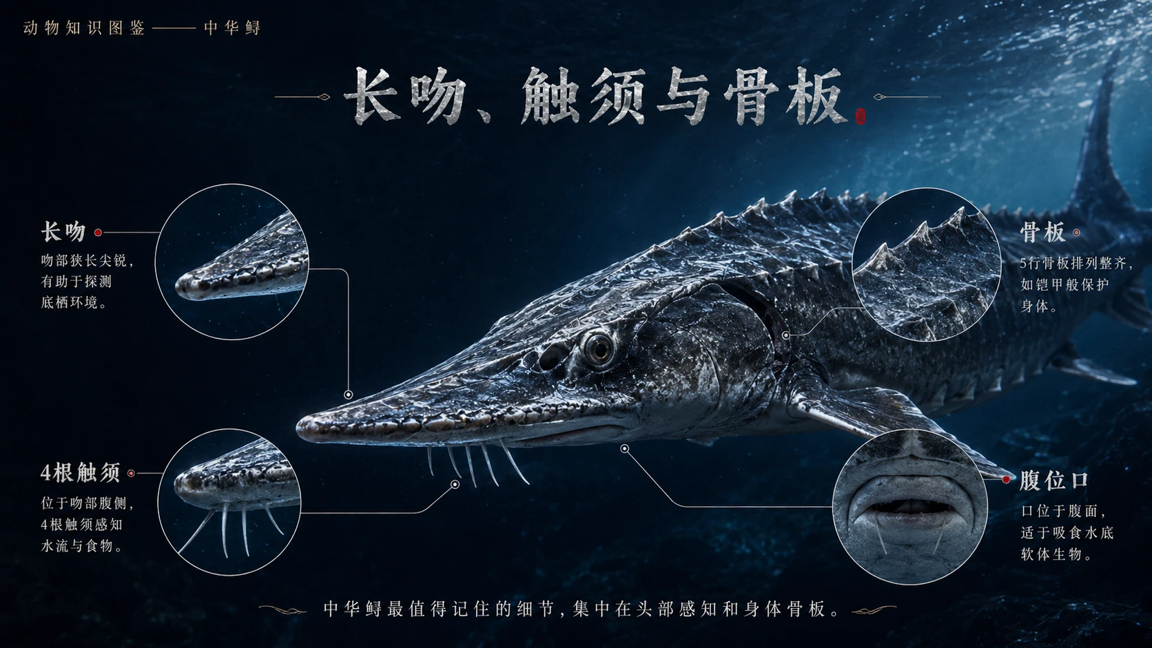 万物知识图鉴系列作品PPT——中华鲟 - 预览图7
