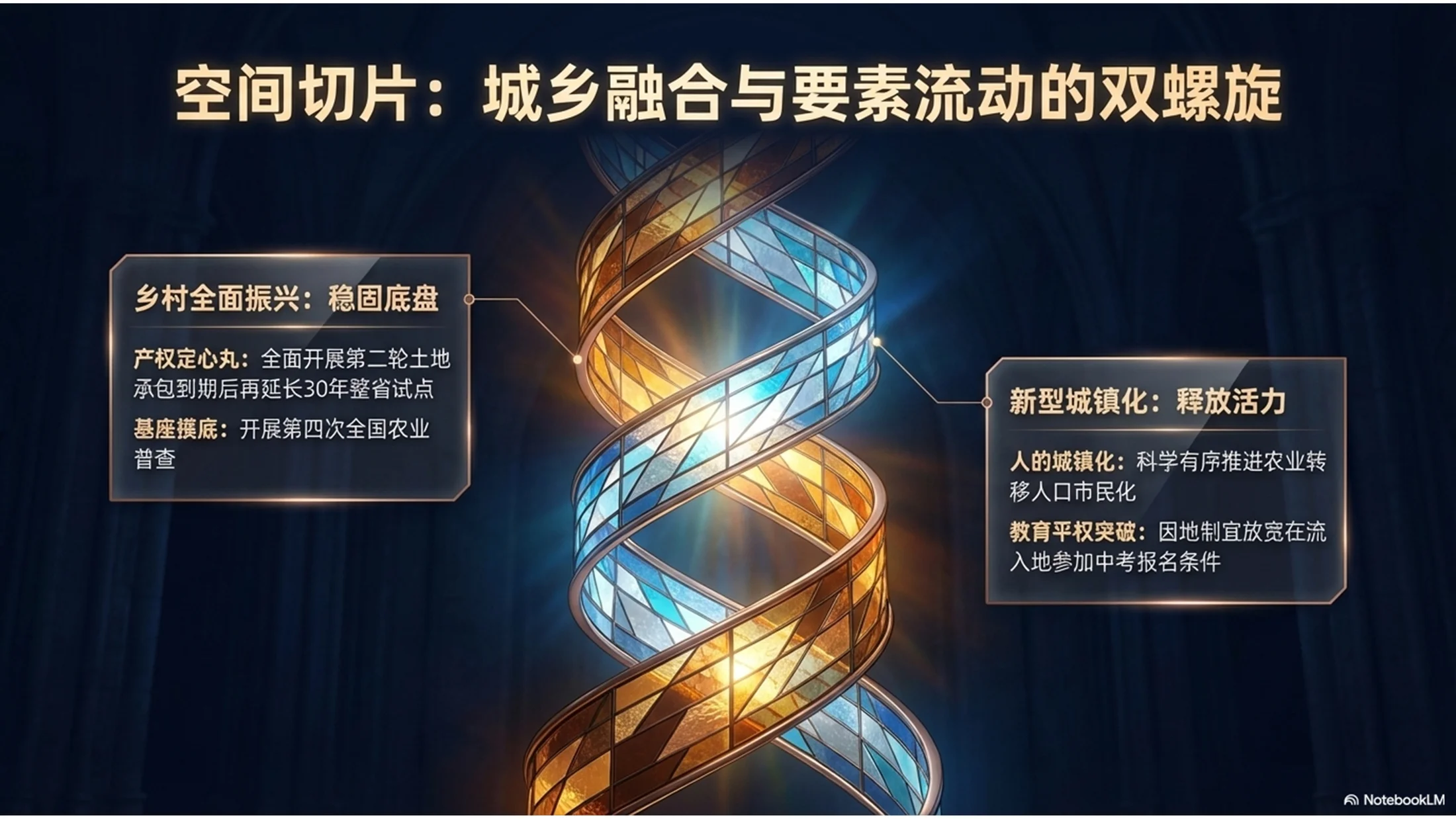 彩绘玻璃图案风格政府工作报告PPT - 预览图8