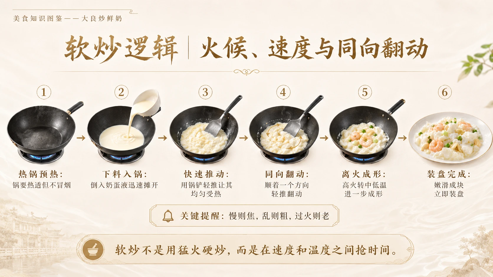万物知识图鉴系列作品PPT——大良炒鲜奶 - 预览图6
