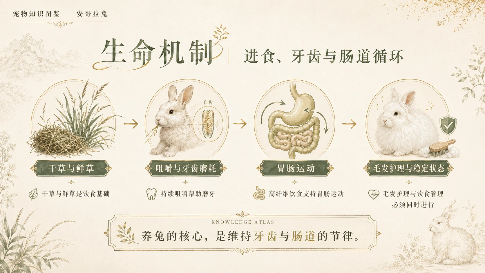 万物知识图鉴系列作品PPT——安哥拉兔 - 预览图6