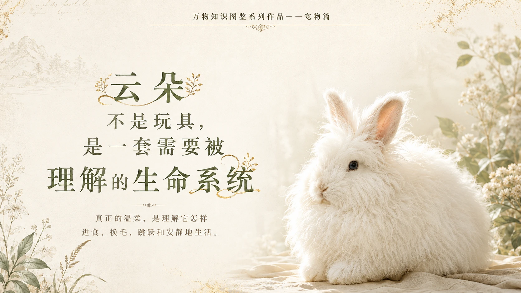 万物知识图鉴系列作品PPT——安哥拉兔 - 预览图10