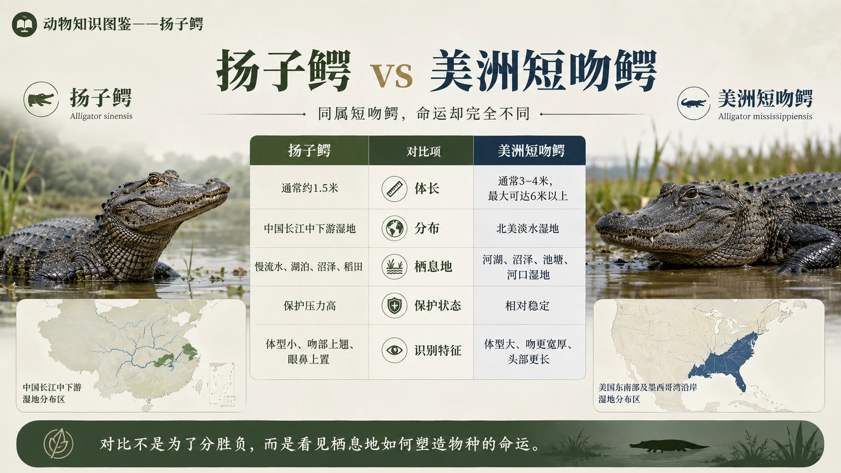 万物知识图鉴系列作品PPT——扬子鳄 - 预览图8