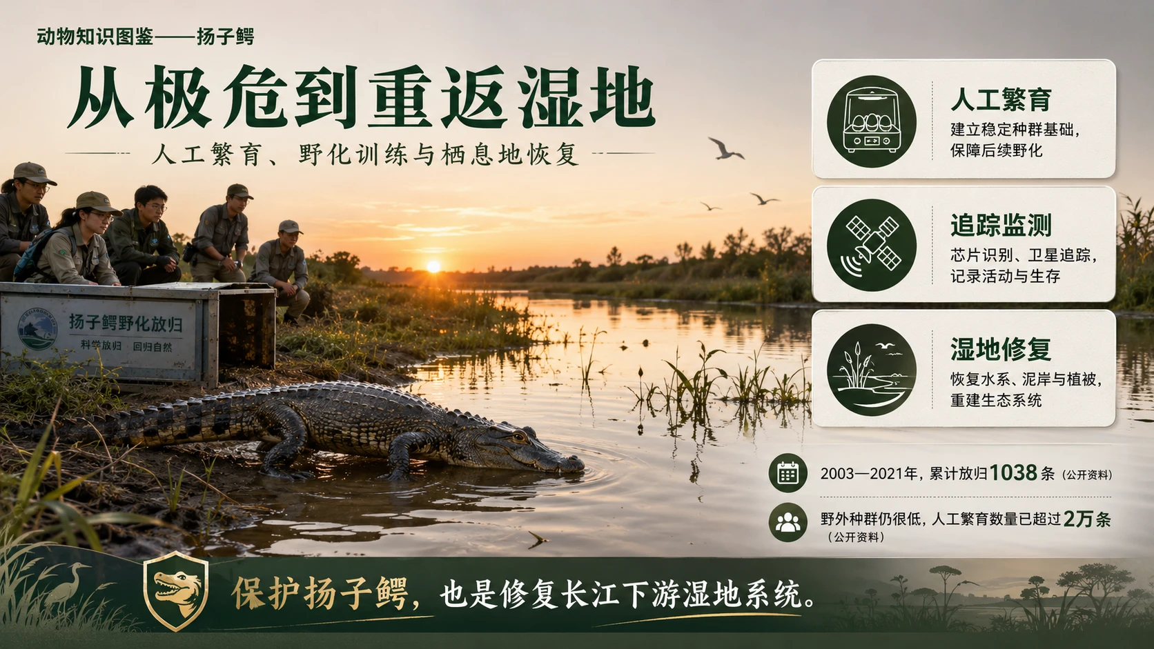 万物知识图鉴系列作品PPT——扬子鳄 - 预览图9