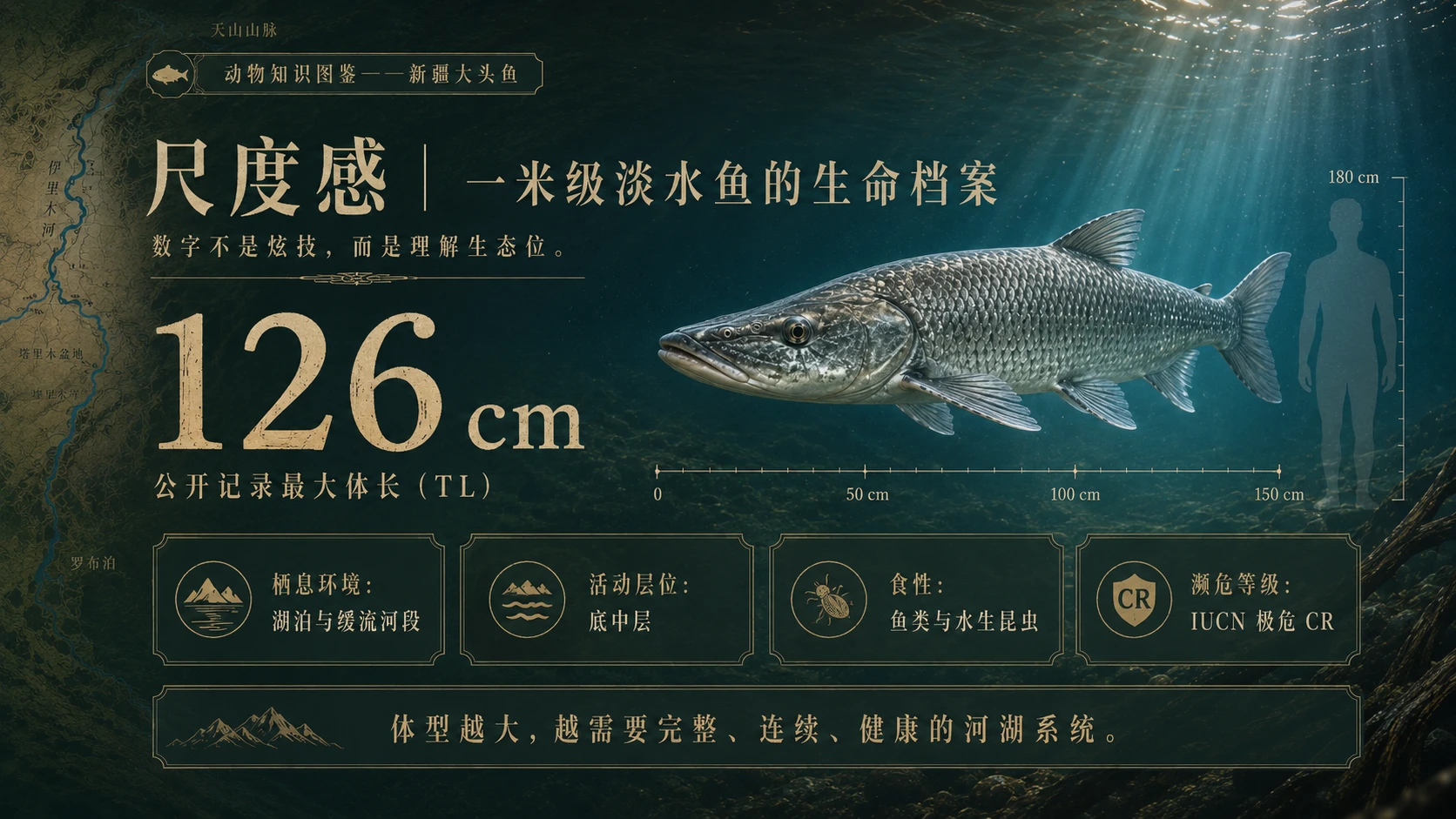 万物知识图鉴系列作品PPT——新疆大头鱼 - 预览图4