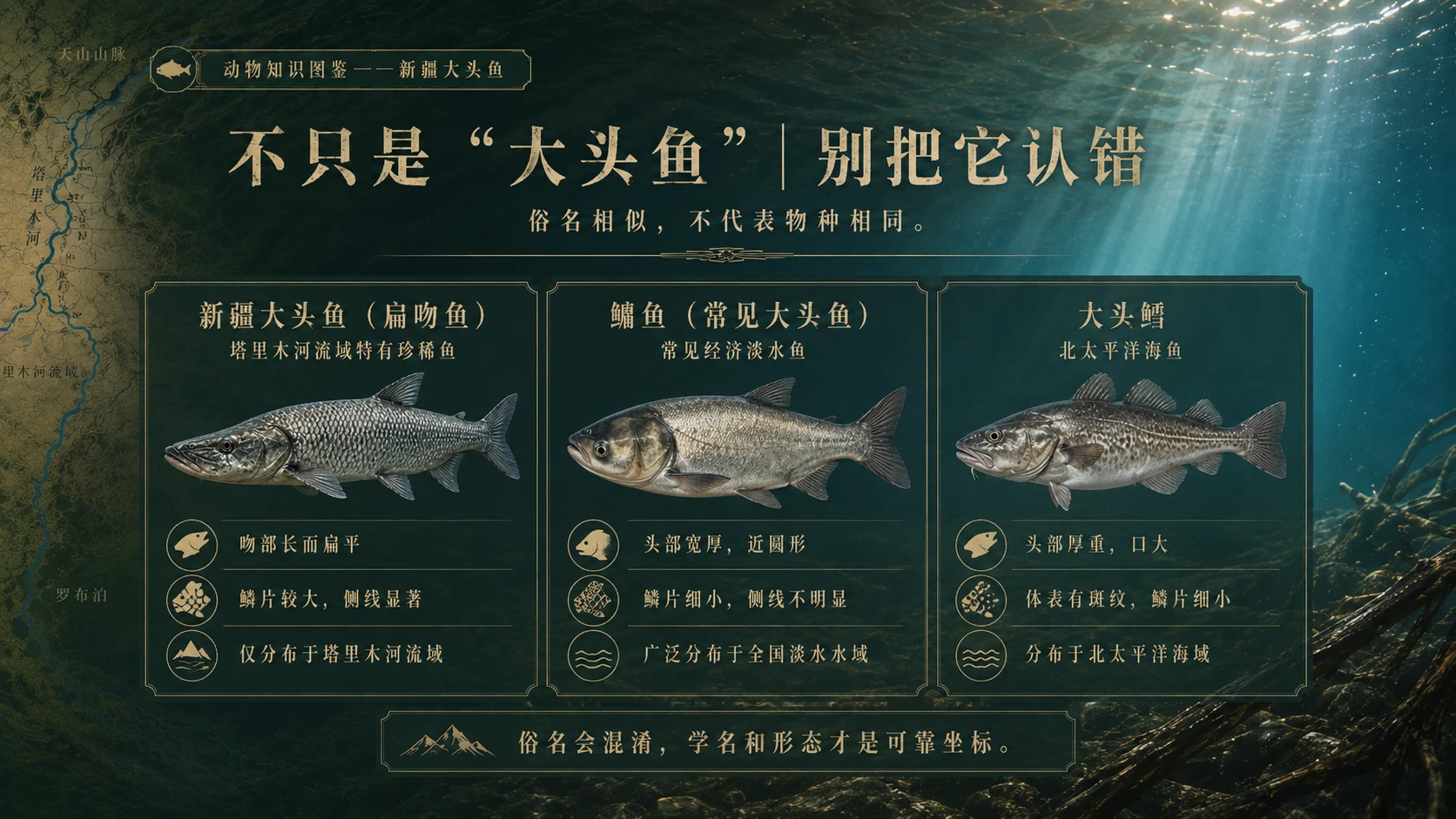 万物知识图鉴系列作品PPT——新疆大头鱼 - 预览图8