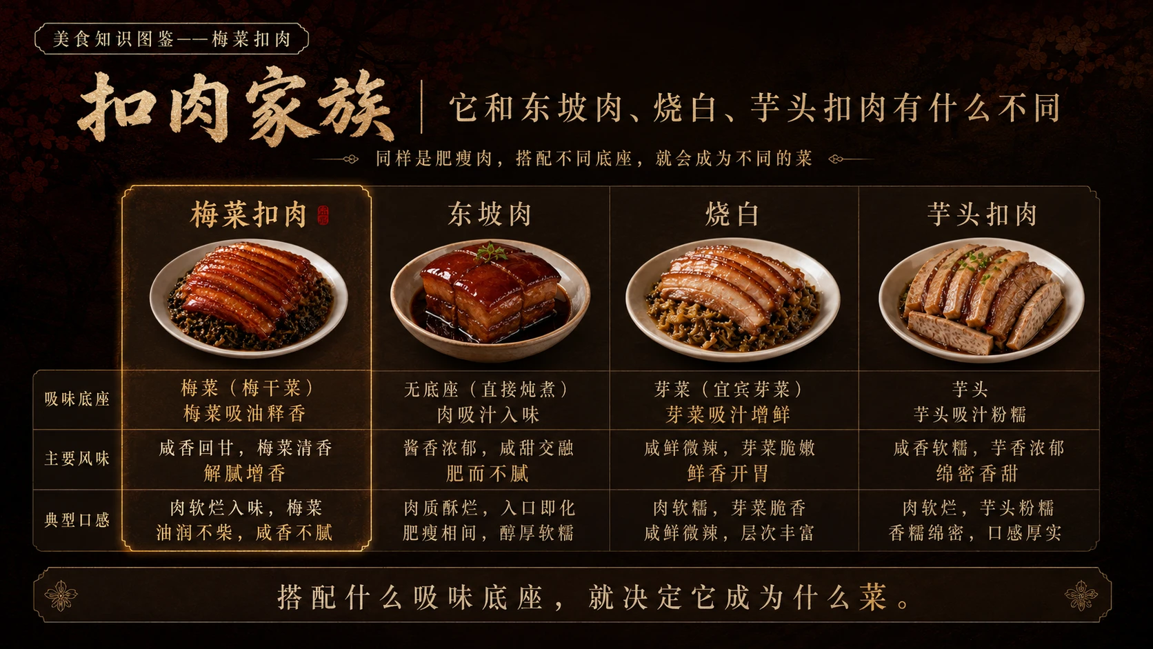 万物知识图鉴系列作品PPT——梅菜扣肉 - 预览图8