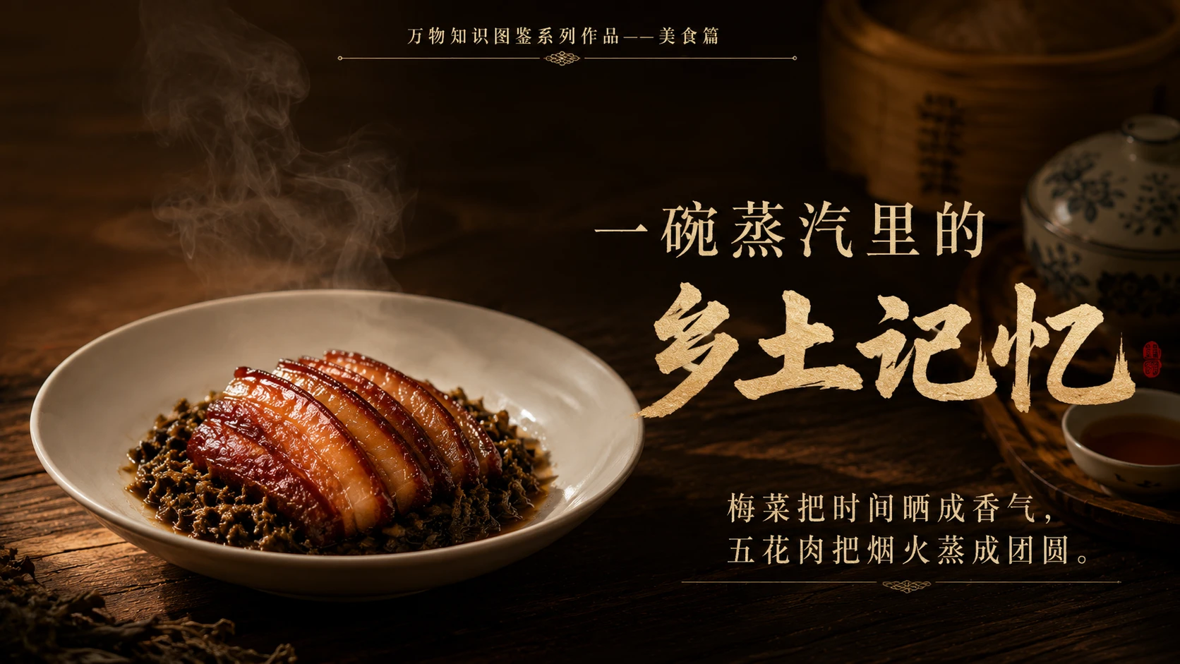 万物知识图鉴系列作品PPT——梅菜扣肉 - 预览图10