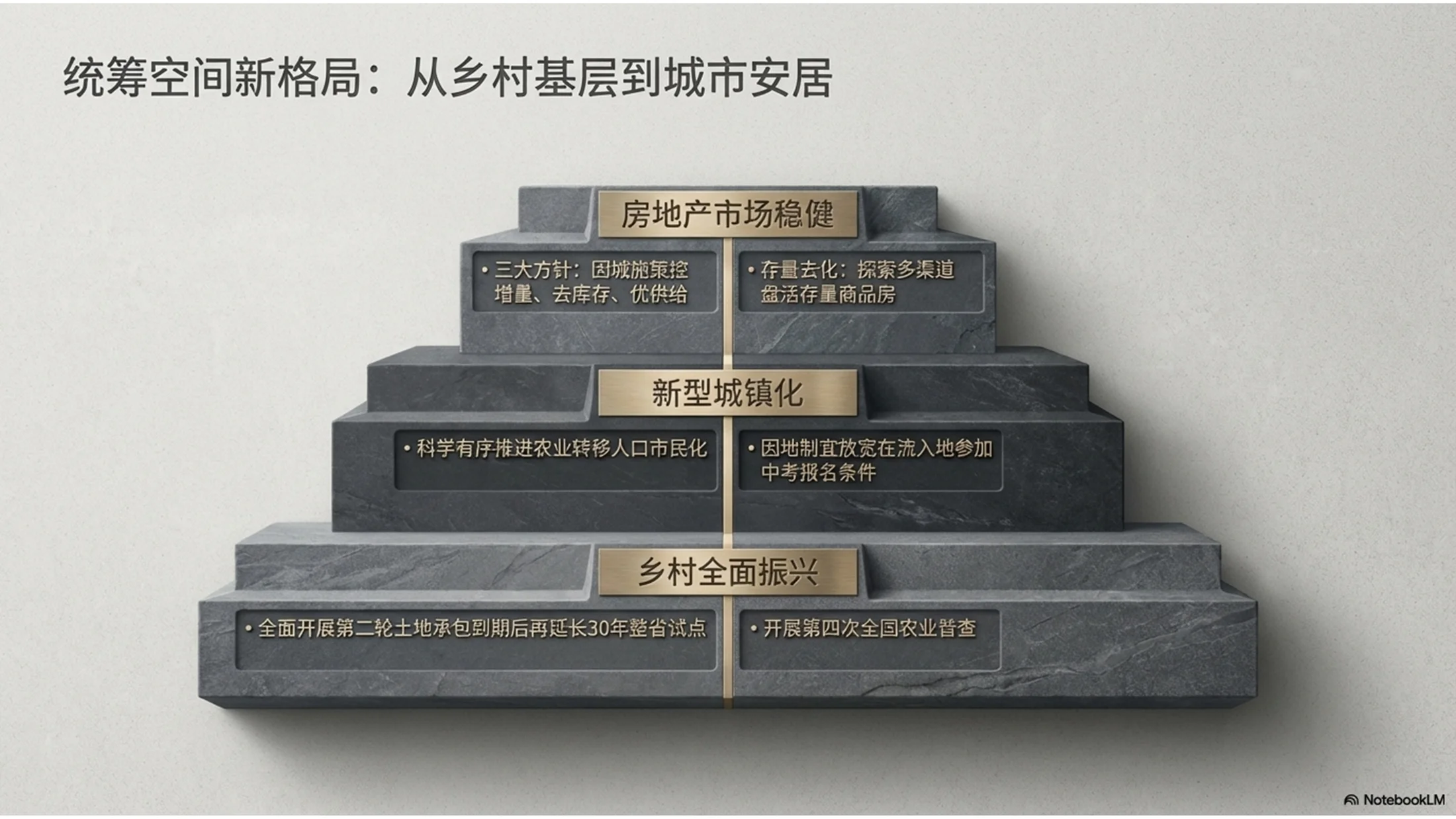 花岗岩黄金纹理风格政府工作报告PPT - 预览图7