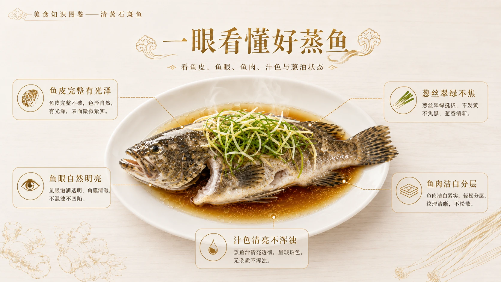 万物知识图鉴系列作品PPT——清蒸石斑鱼 - 预览图3
