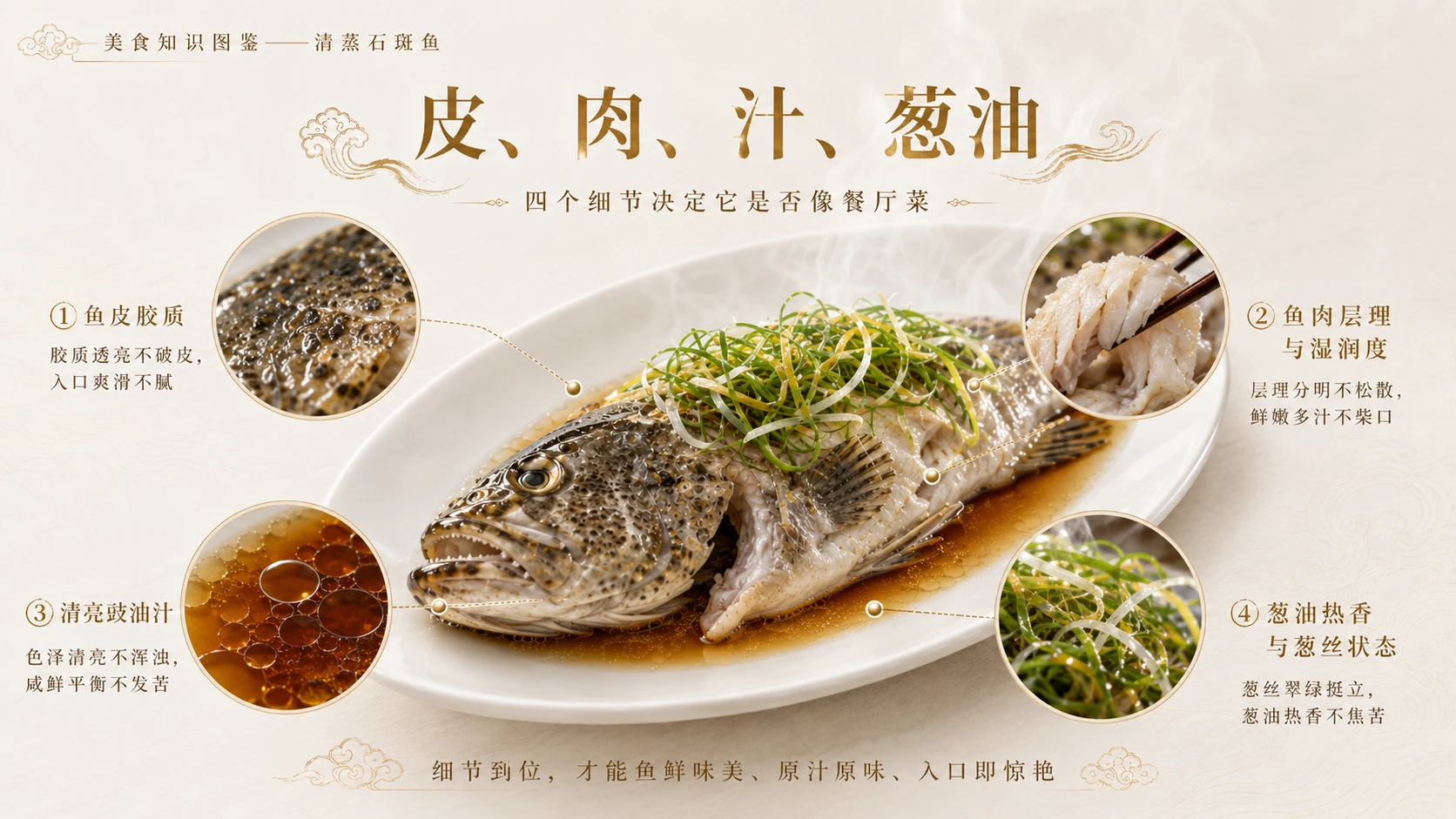 万物知识图鉴系列作品PPT——清蒸石斑鱼 - 预览图7