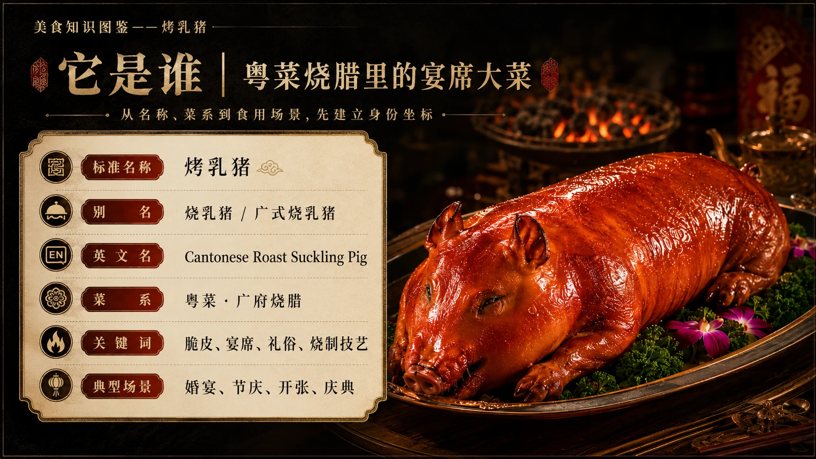 万物知识图鉴系列作品PPT——烤乳猪 - 预览图2