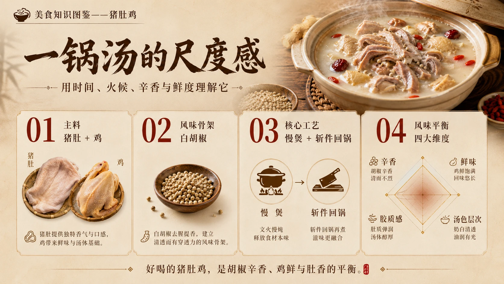 万物知识图鉴系列作品PPT——猪肚鸡 - 预览图4